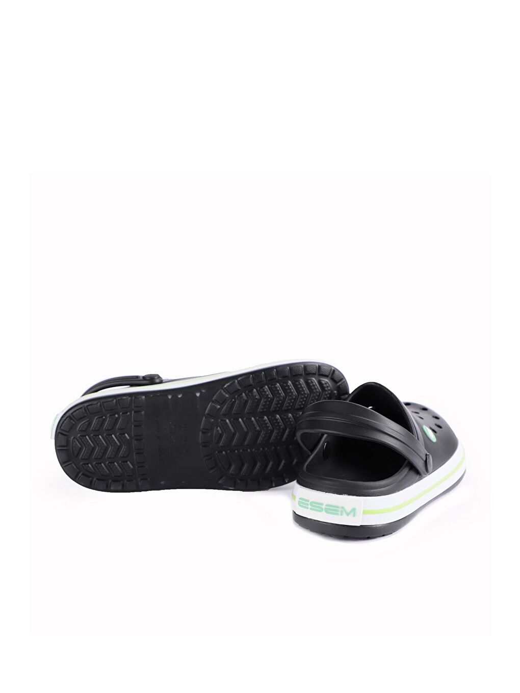 LOOP Kadın Terlik Siyah / Yeşil-2