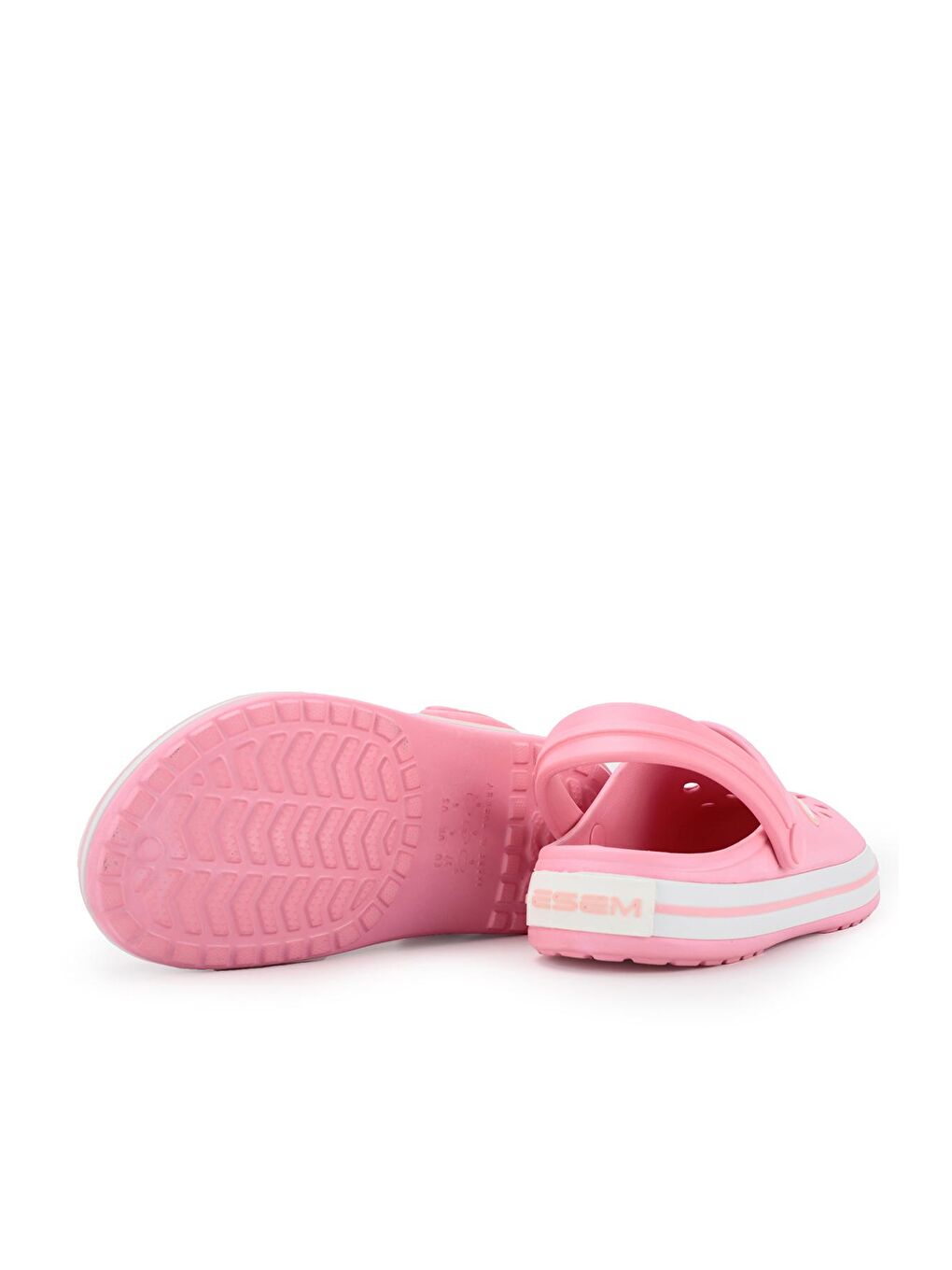 LOOP Kadın Terlik Pembe / Beyaz-2