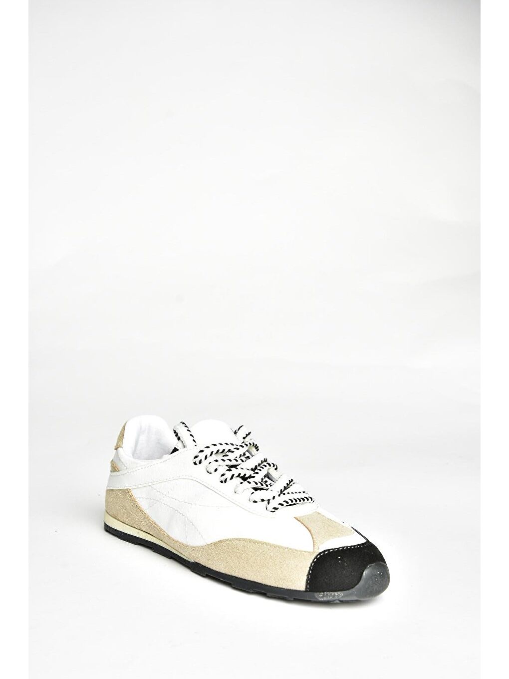 U9736452 Beyaz/Siyah Kadın Sneakers-1