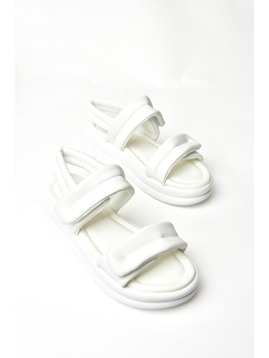 S9739104 Beyaz Kadın Sandalet-2