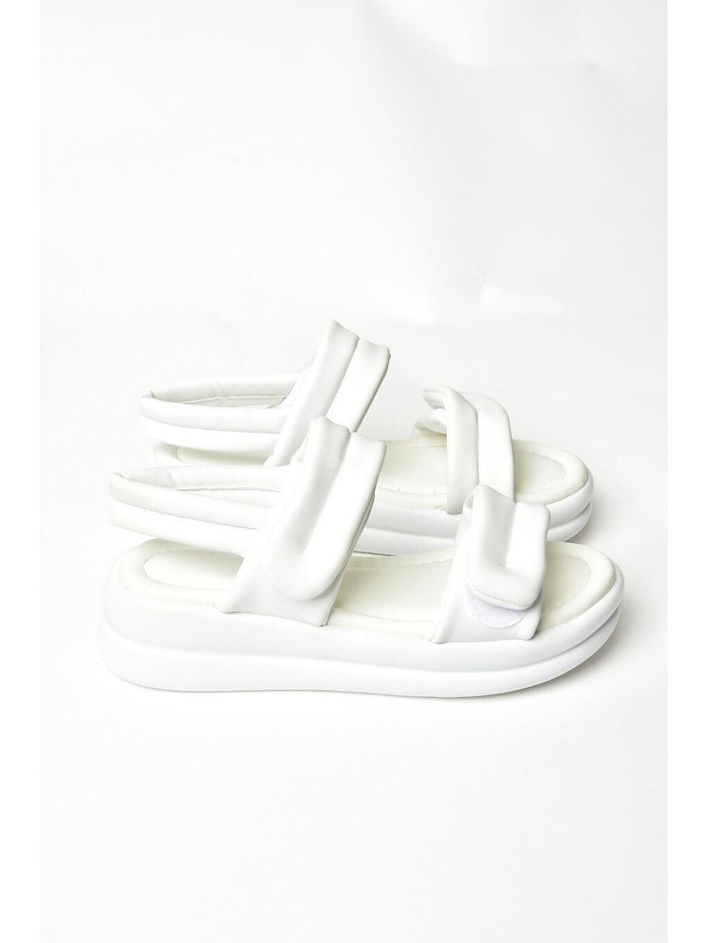 S9739104 Beyaz Kadın Sandalet-3