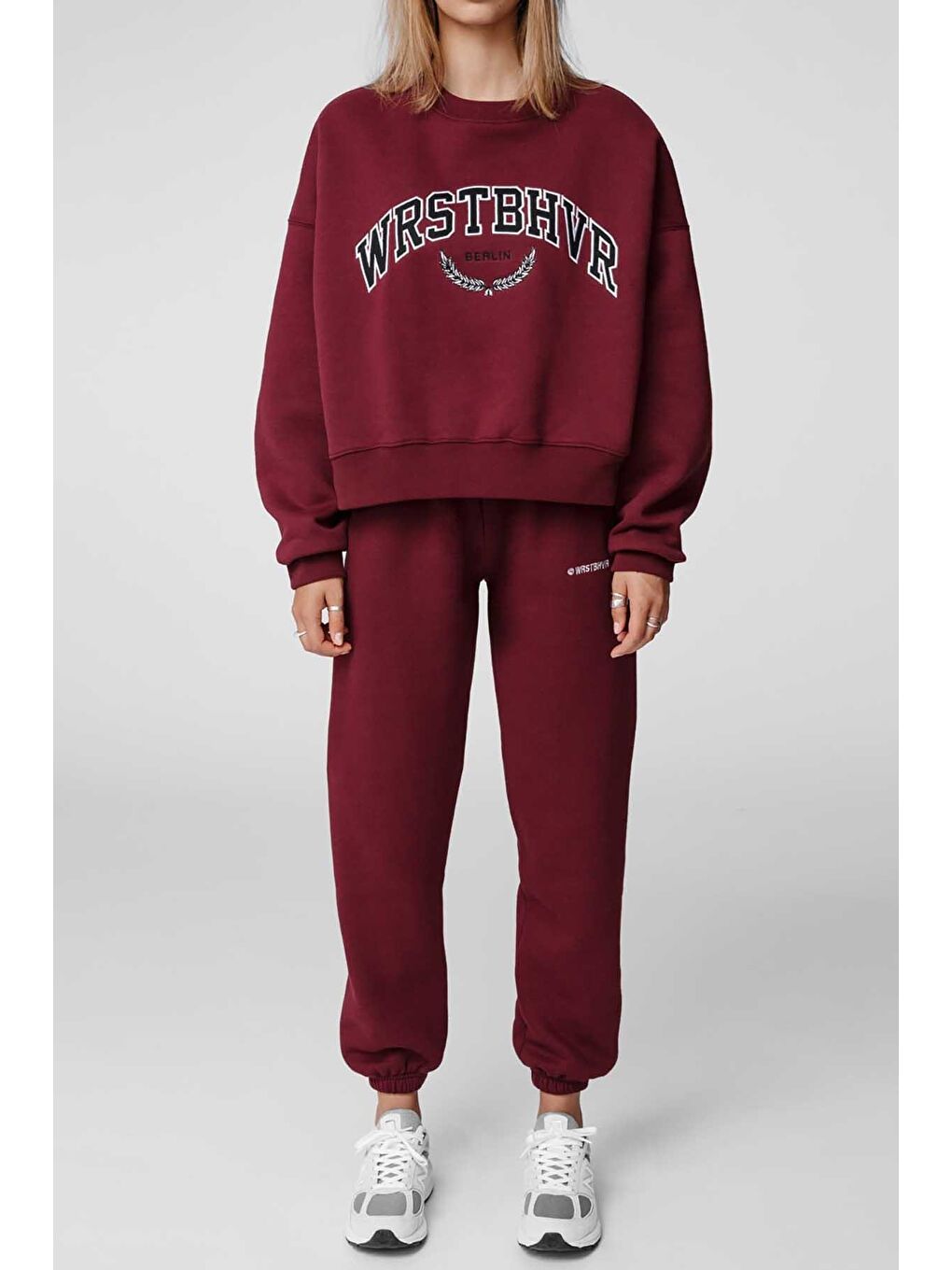 Bordo Kadın Eşofman Takım MG835-1