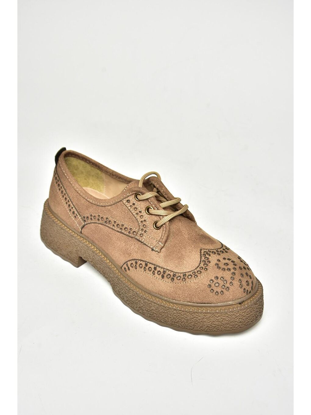 Bej T9961990 Vizon Kadın Ayakkabı-1