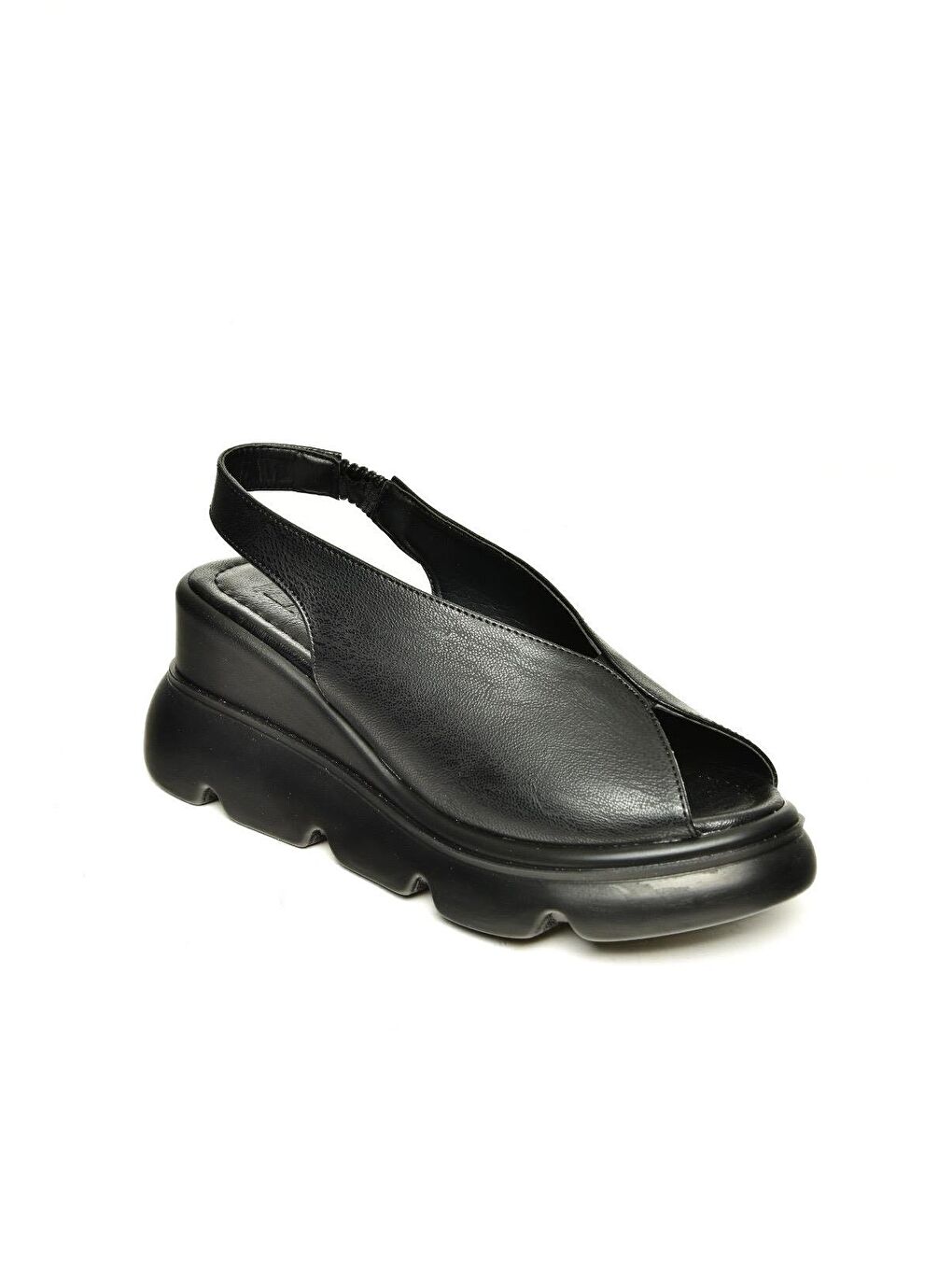 U3122550 Siyah Kadın Sandalet-1