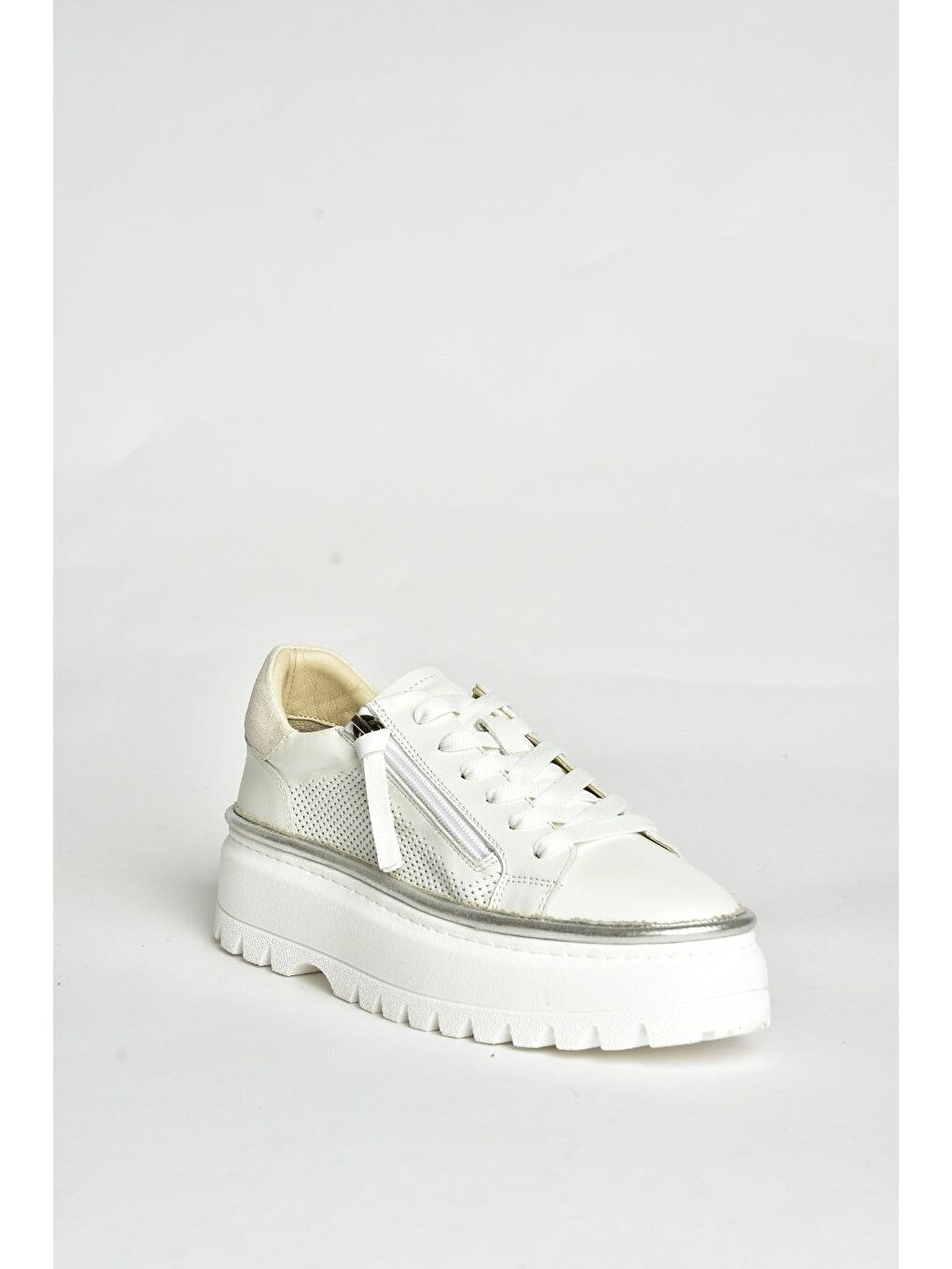 U5553102 Beyaz Kadın Sneakers-1