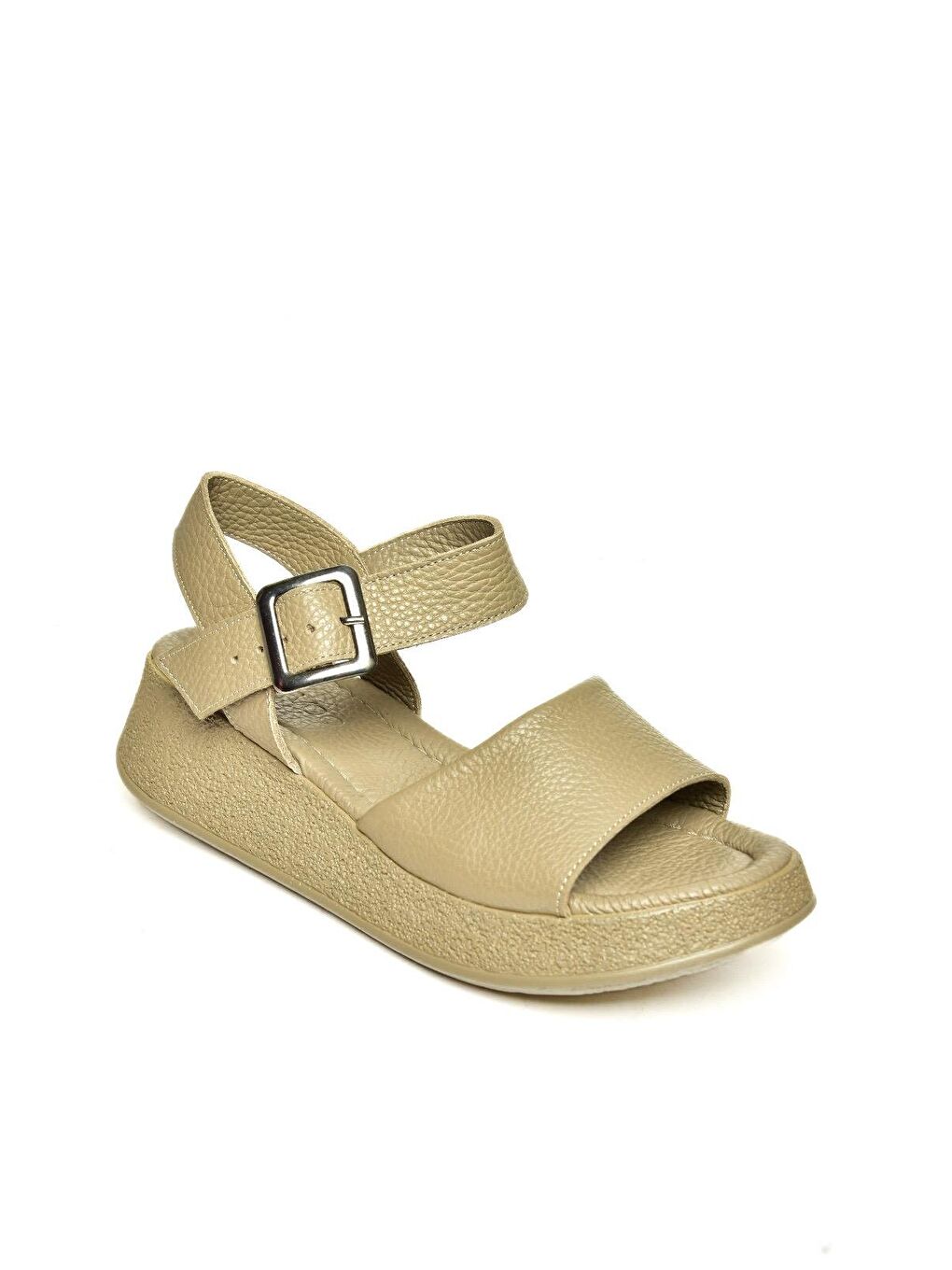 Bej P5550502 Vizon Kadın Sandalet-1