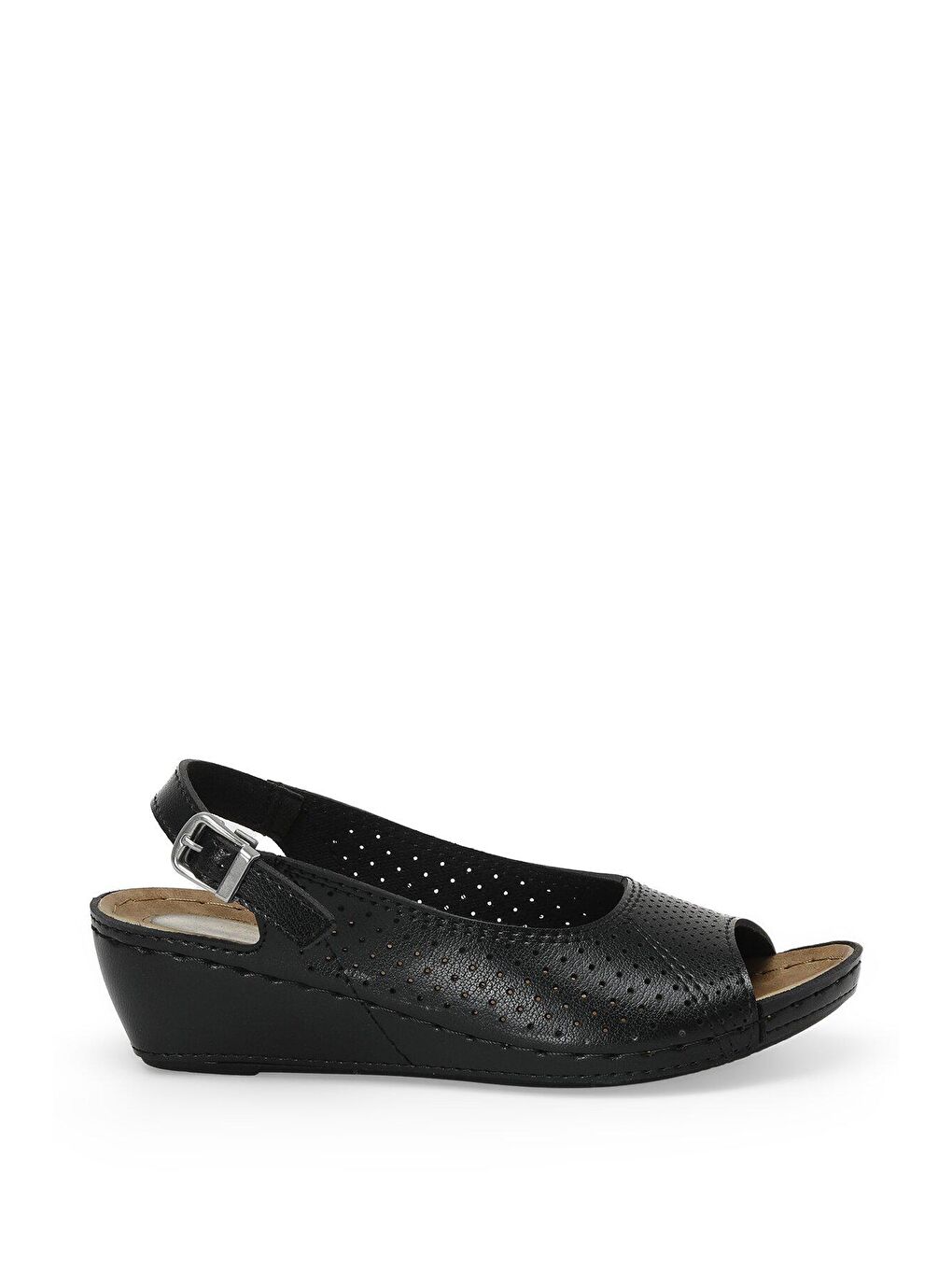 162750.Z3FX Siyah Kadın Comfort Sandalet