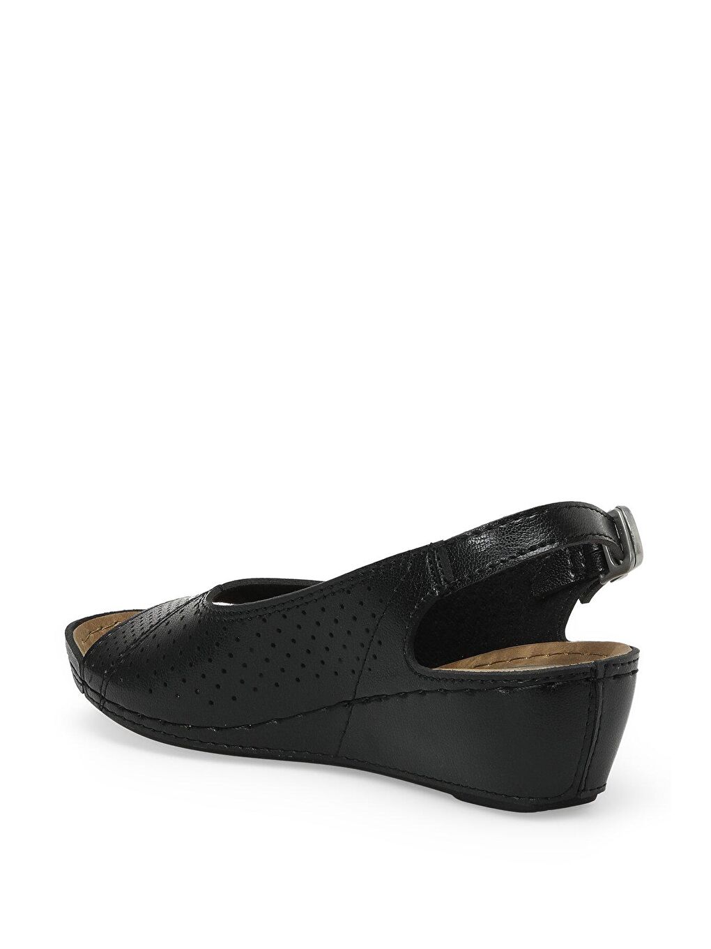 162750.Z3FX Siyah Kadın Comfort Sandalet-2