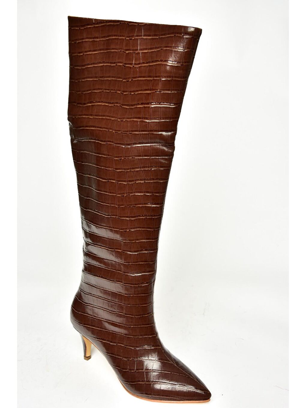 N7492040 Kahverengi Kadın Çizme-1