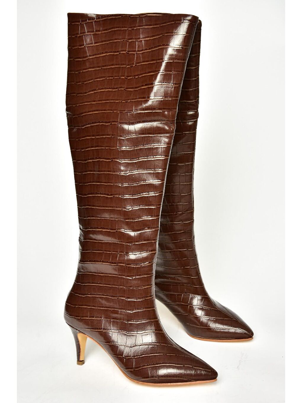 N7492040 Kahverengi Kadın Çizme-2