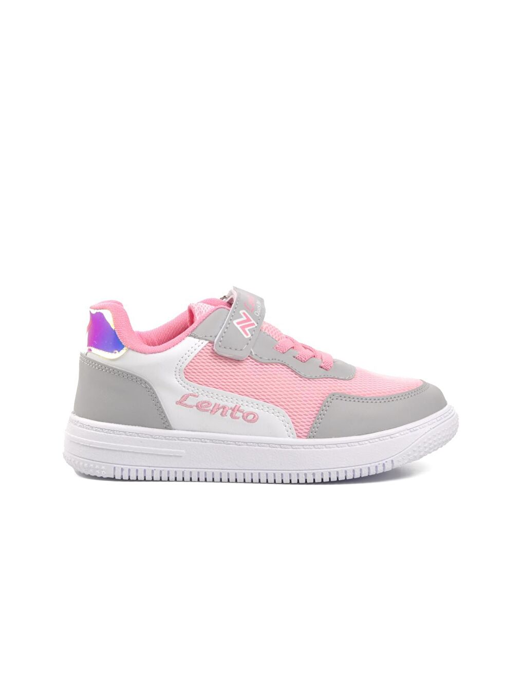 Pembe-Gri Unisex Çocuk Sneaker Lento 001-F