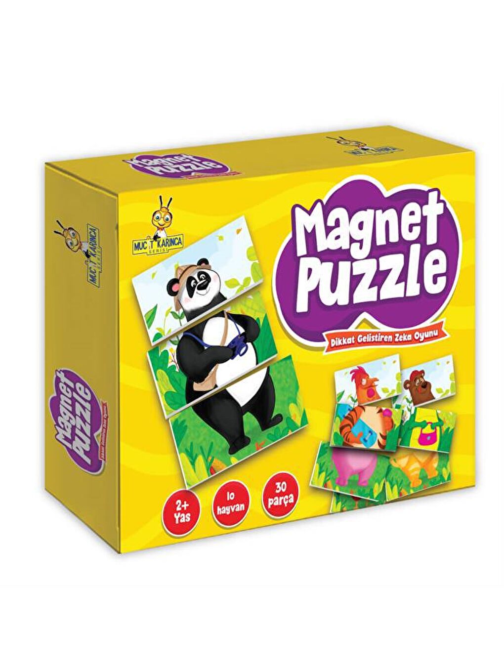 Yükselen Zeka Karışık Magnet Puzzle Dikkat Geliştiren Zeka Oyunu