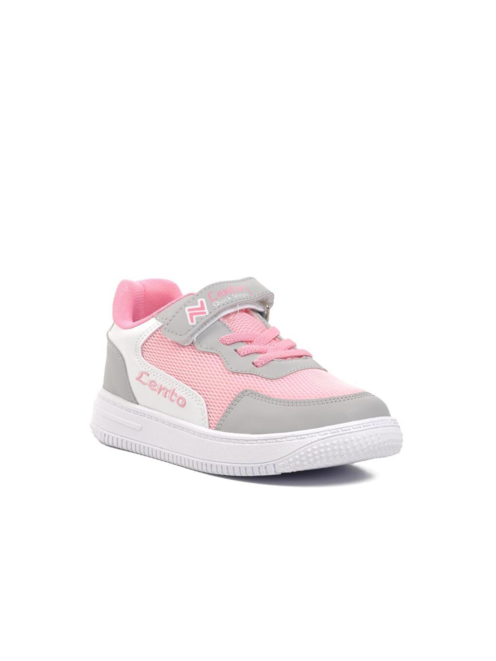 Pembe-Gri Unisex Çocuk Sneaker Lento 001-F-2