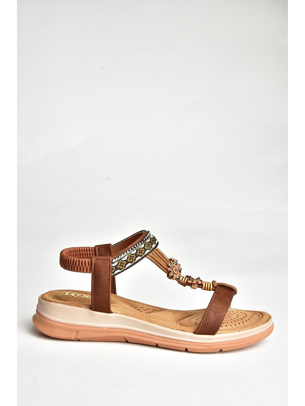 Kahverengi U2586152 Taba Kadın Sandalet