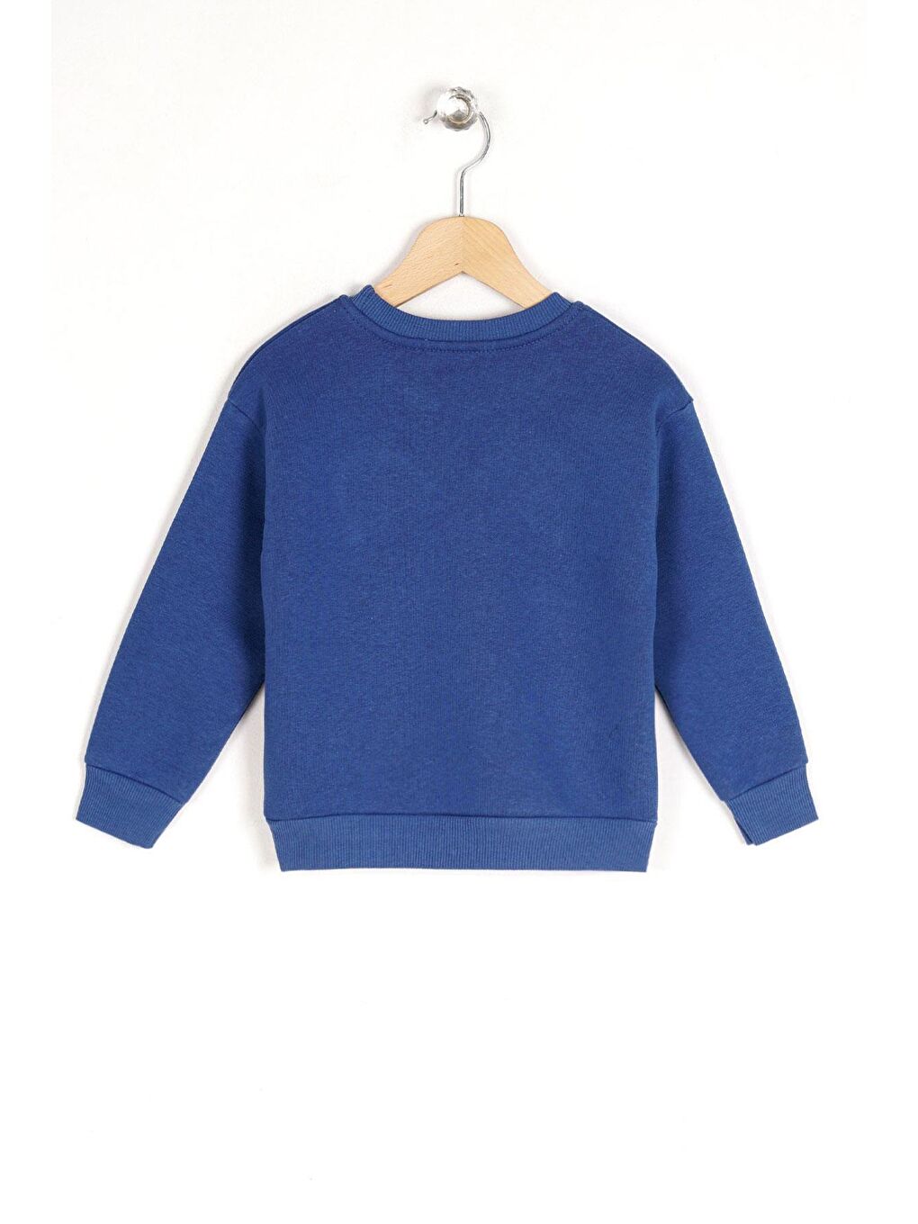 Acar İndigo Bisiklet Yaka Uzun Kol Indigo Renk Kız Çocuk Sweatshirt - 1