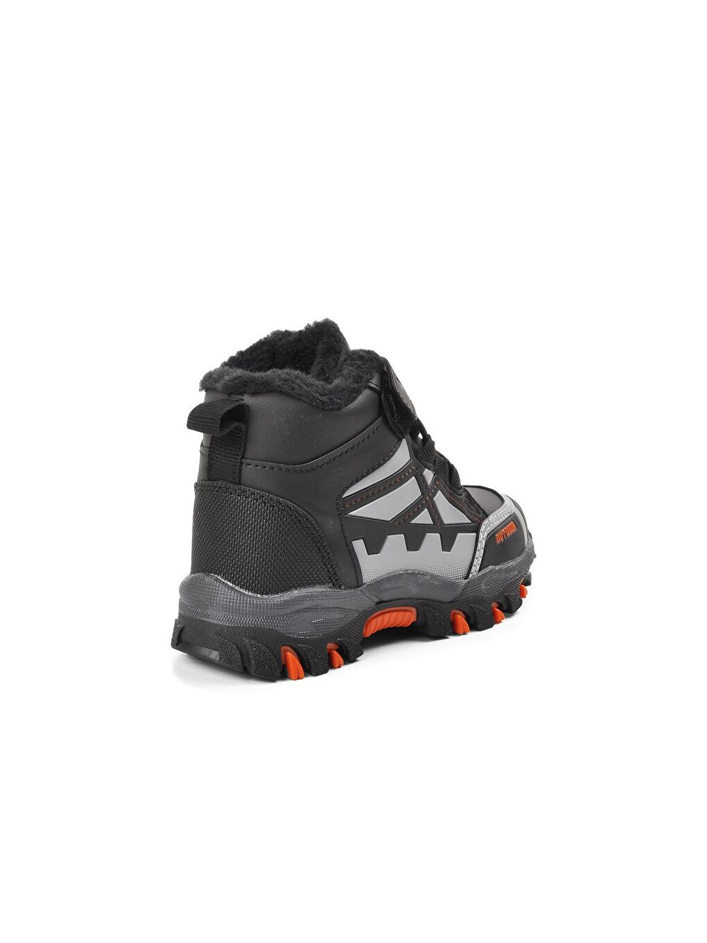 717-P Siyah-Oranj Kürklü Su İtici Çocuk Outdoor Bot-2