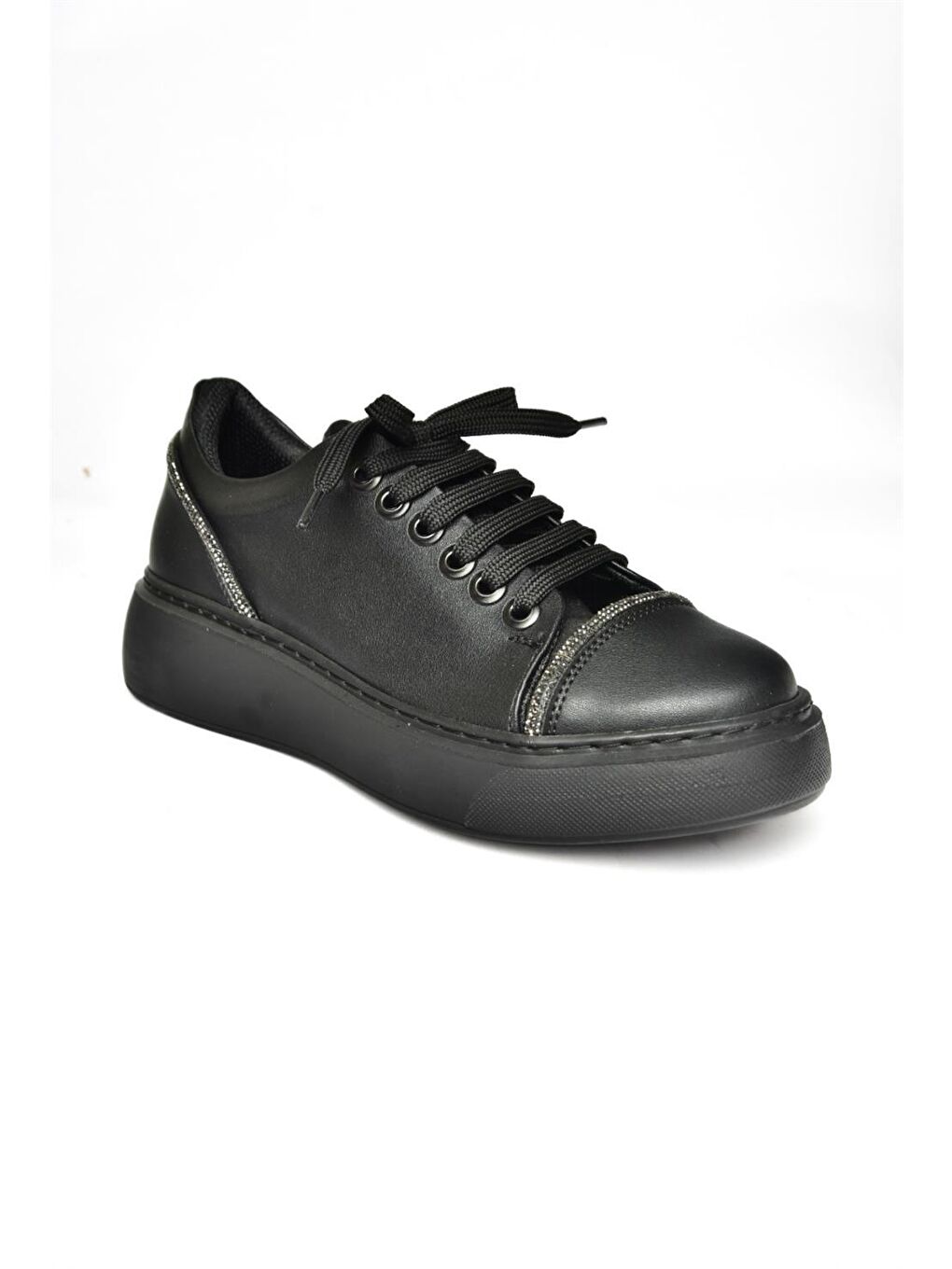 P274049309 Siyah Kadın Sneakers-3