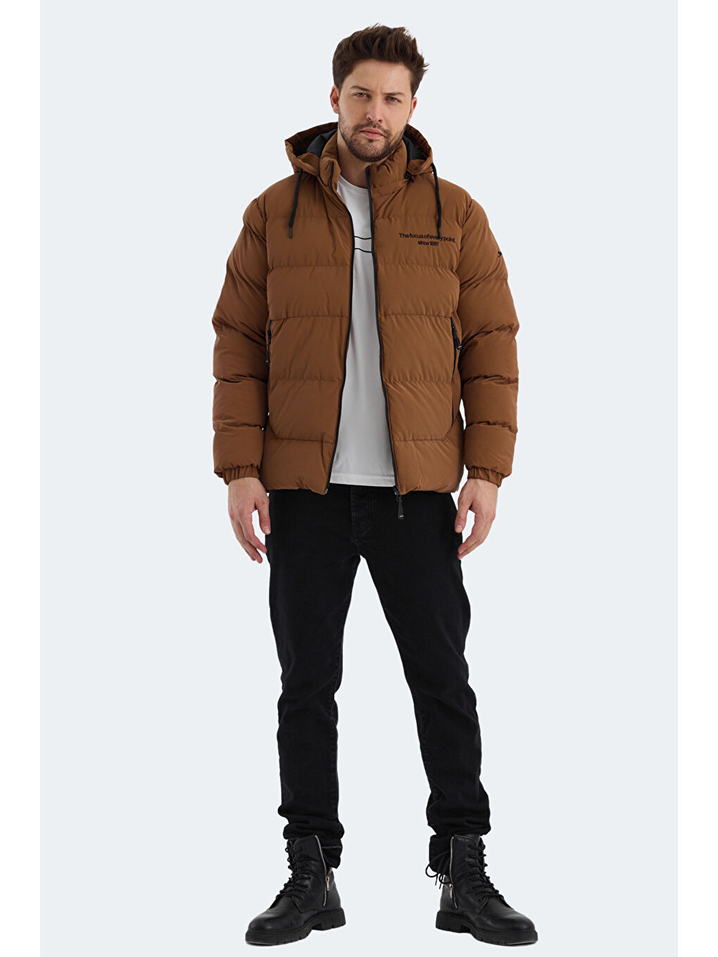 Kahverengi HEINER Erkek Mont Kaban Taba-6