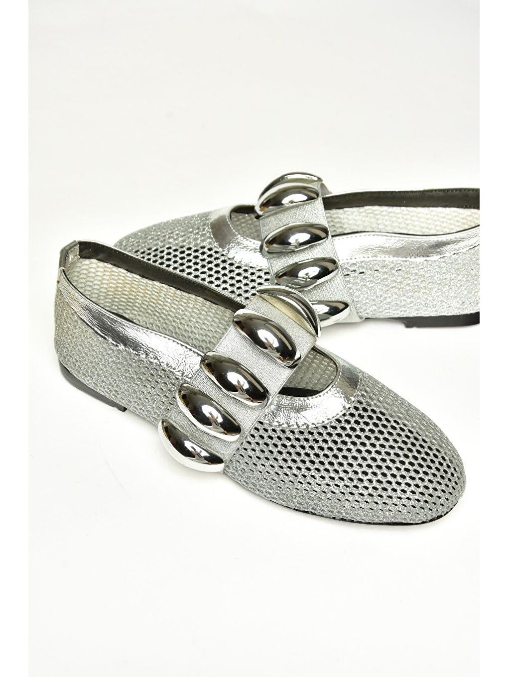 Gri S4766680 Gümüş Kadın Babet-3