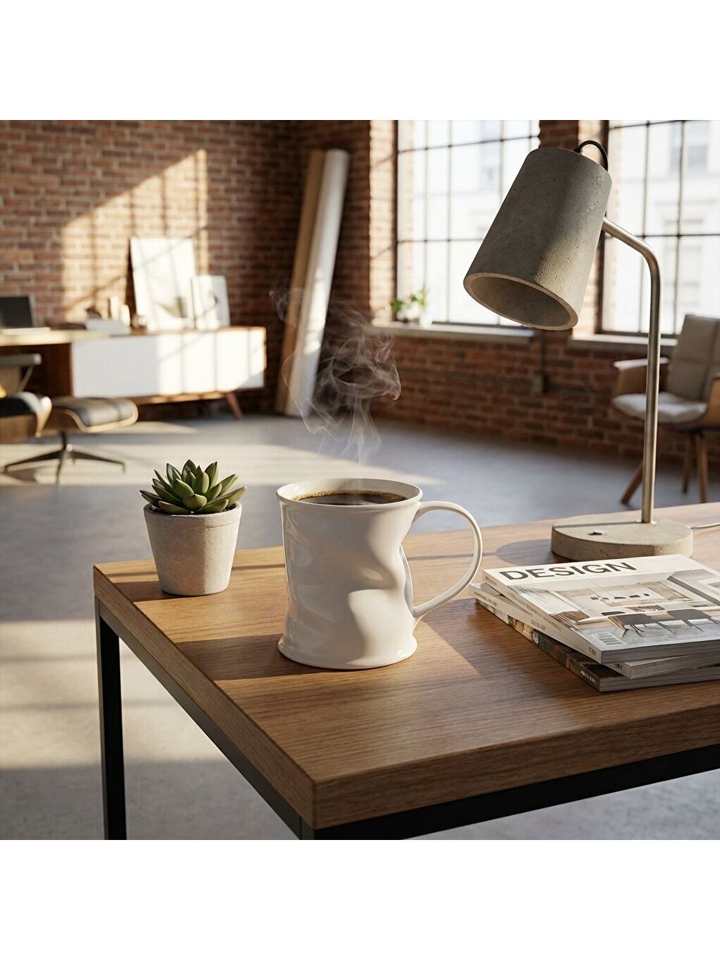 Ekru Crınkly Mug Bardak-2