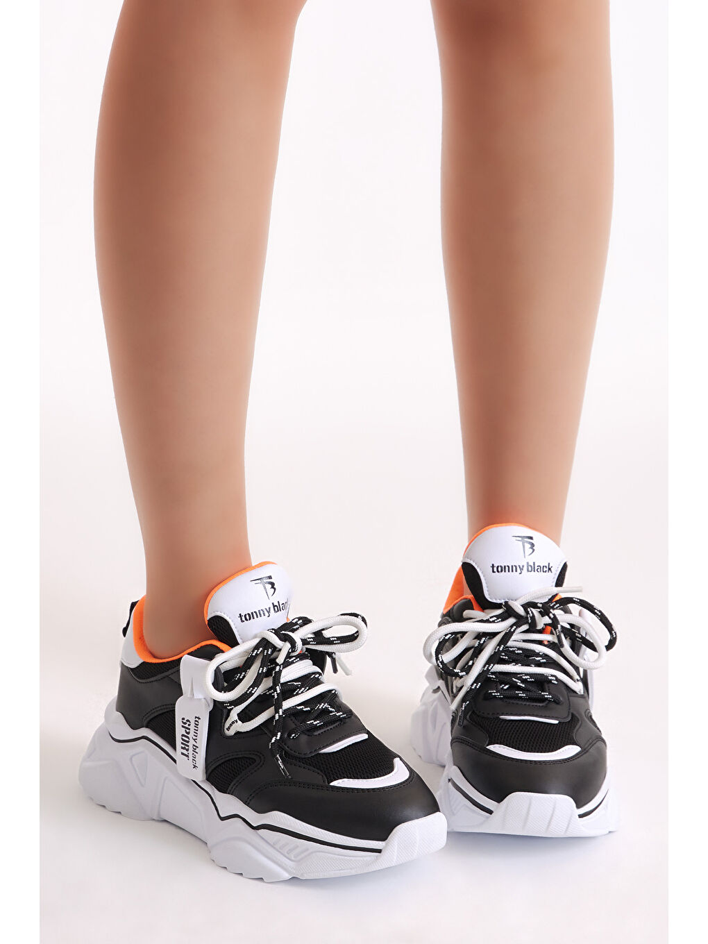 Kadın Siyah Spor Ayakkabı Tbkpl-1