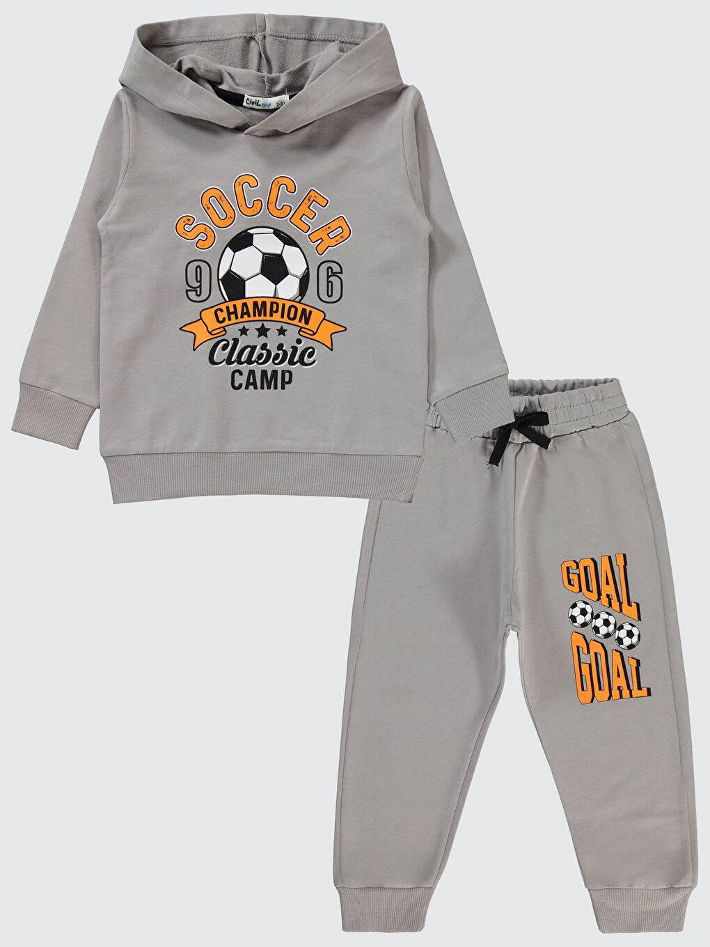 Boys Erkek Çocuk Eşofman Takımı 2-5 Yaş Gri