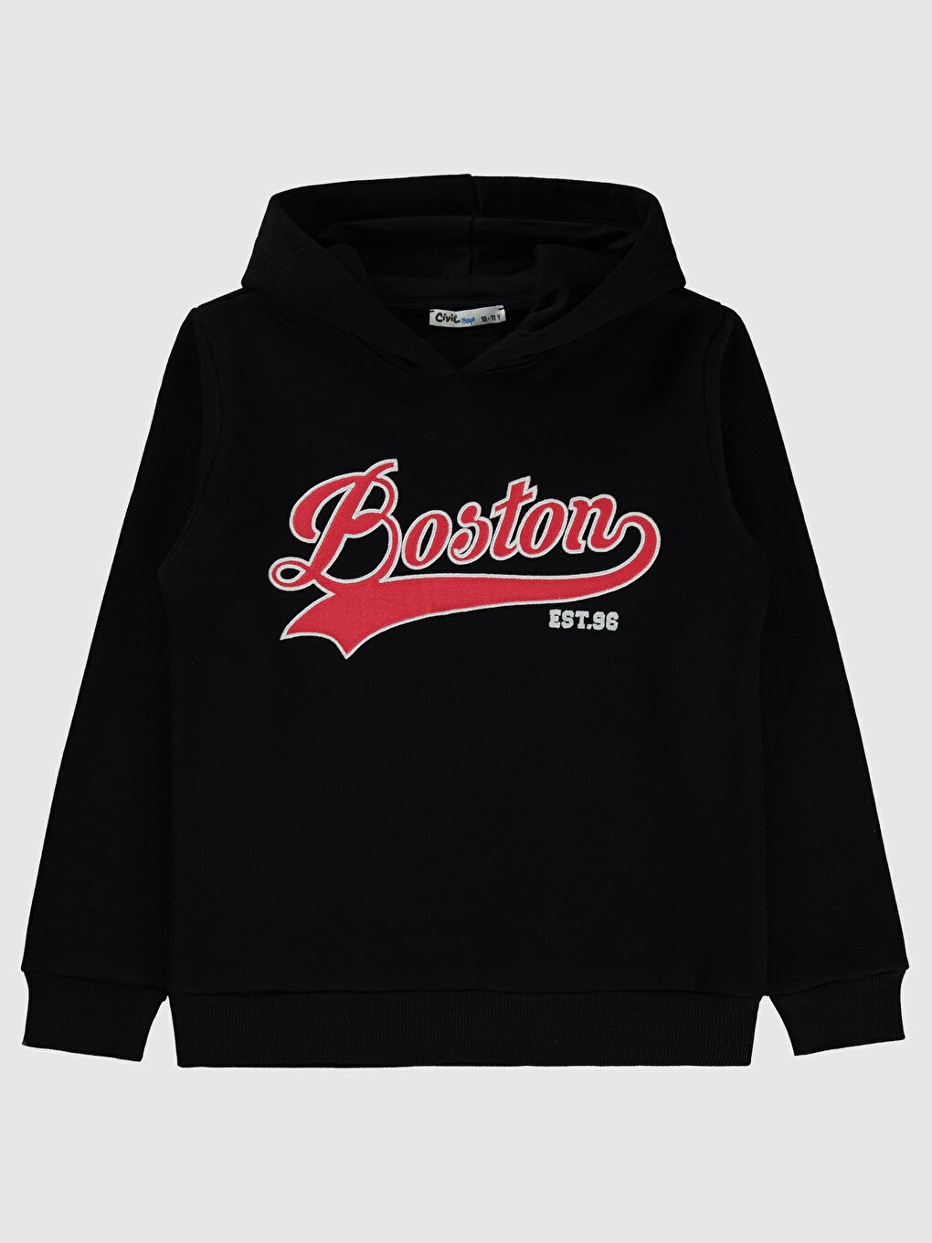 Boys Erkek Çocuk Sweatshirt 10-13 Yaş Siyah