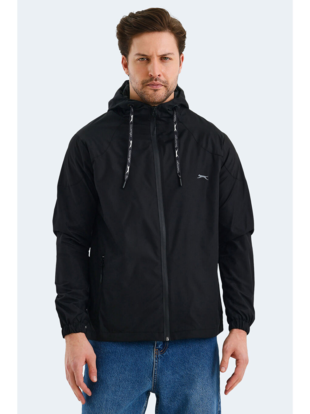 NICHOL KTN Erkek Siyah Yağmurluk