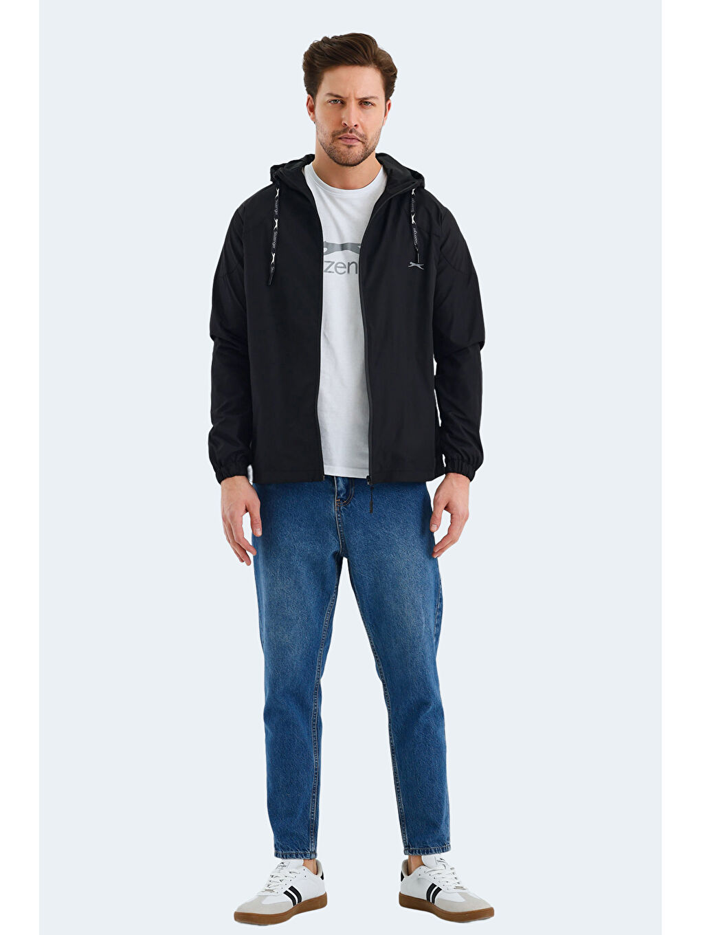 NICHOL KTN Erkek Siyah Yağmurluk-6