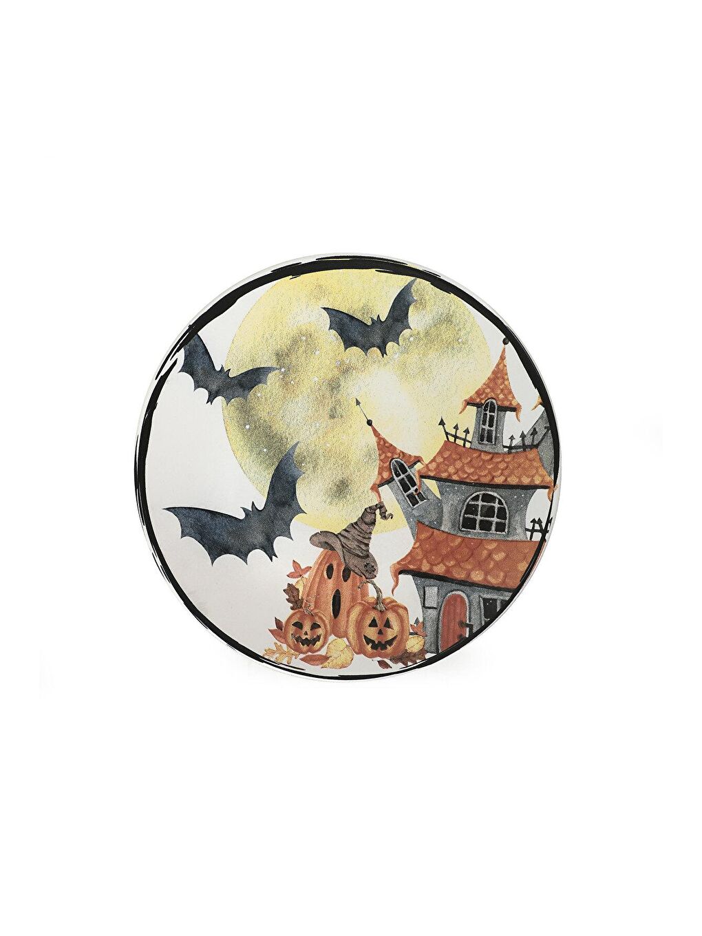 Keramika Karişik Moon Servis Tabağı 26 Cm