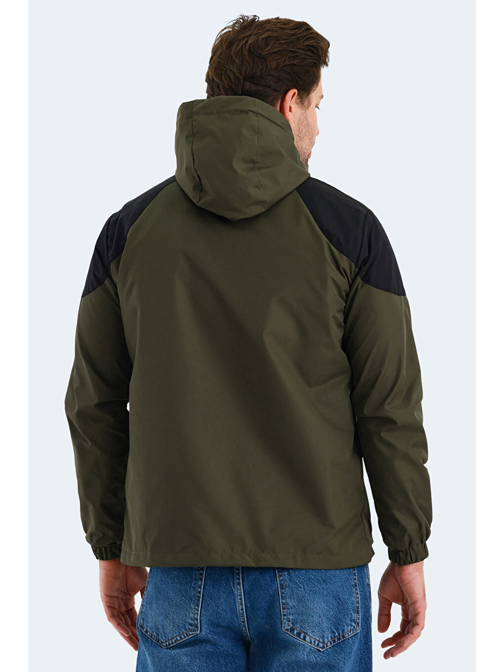 NICHOL KTN Erkek Haki Yağmurluk-1