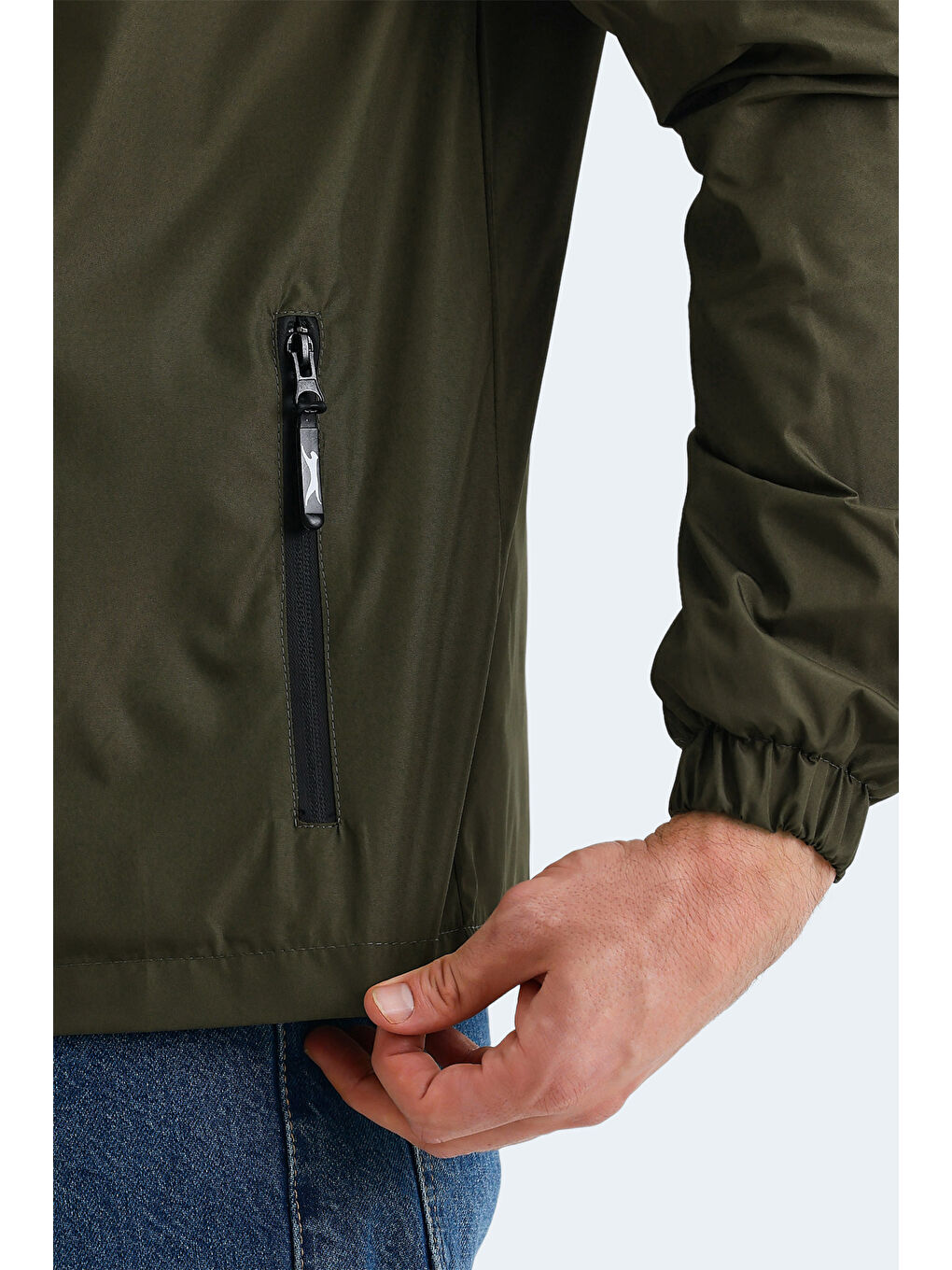 NICHOL KTN Erkek Haki Yağmurluk-3