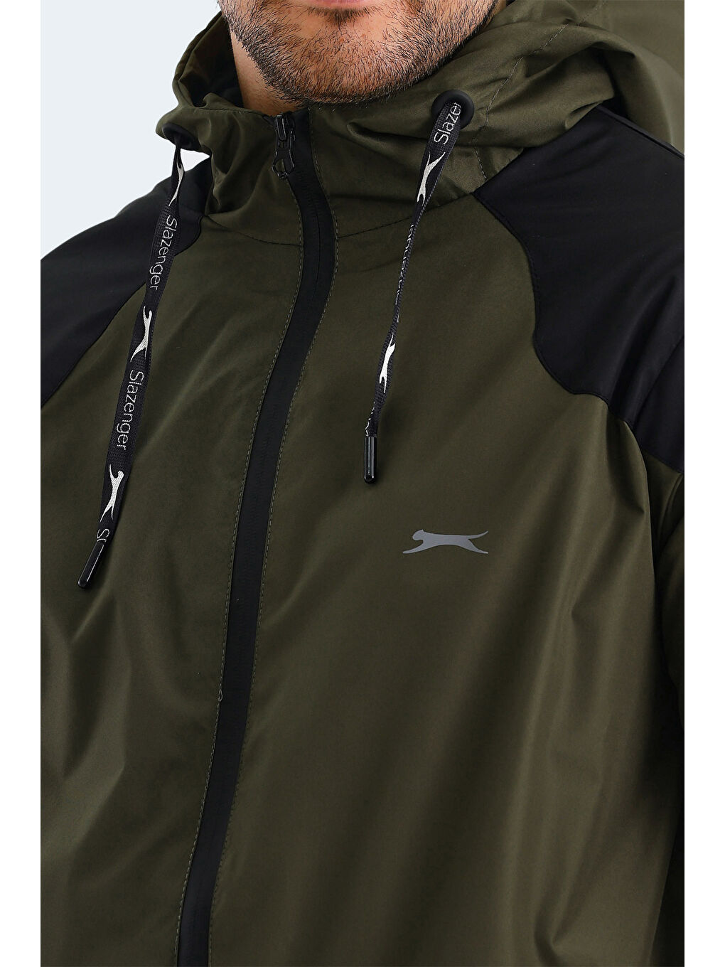 NICHOL KTN Erkek Haki Yağmurluk-4