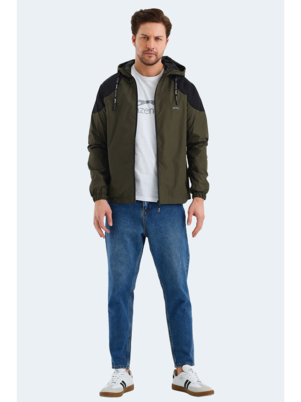 NICHOL KTN Erkek Haki Yağmurluk-6