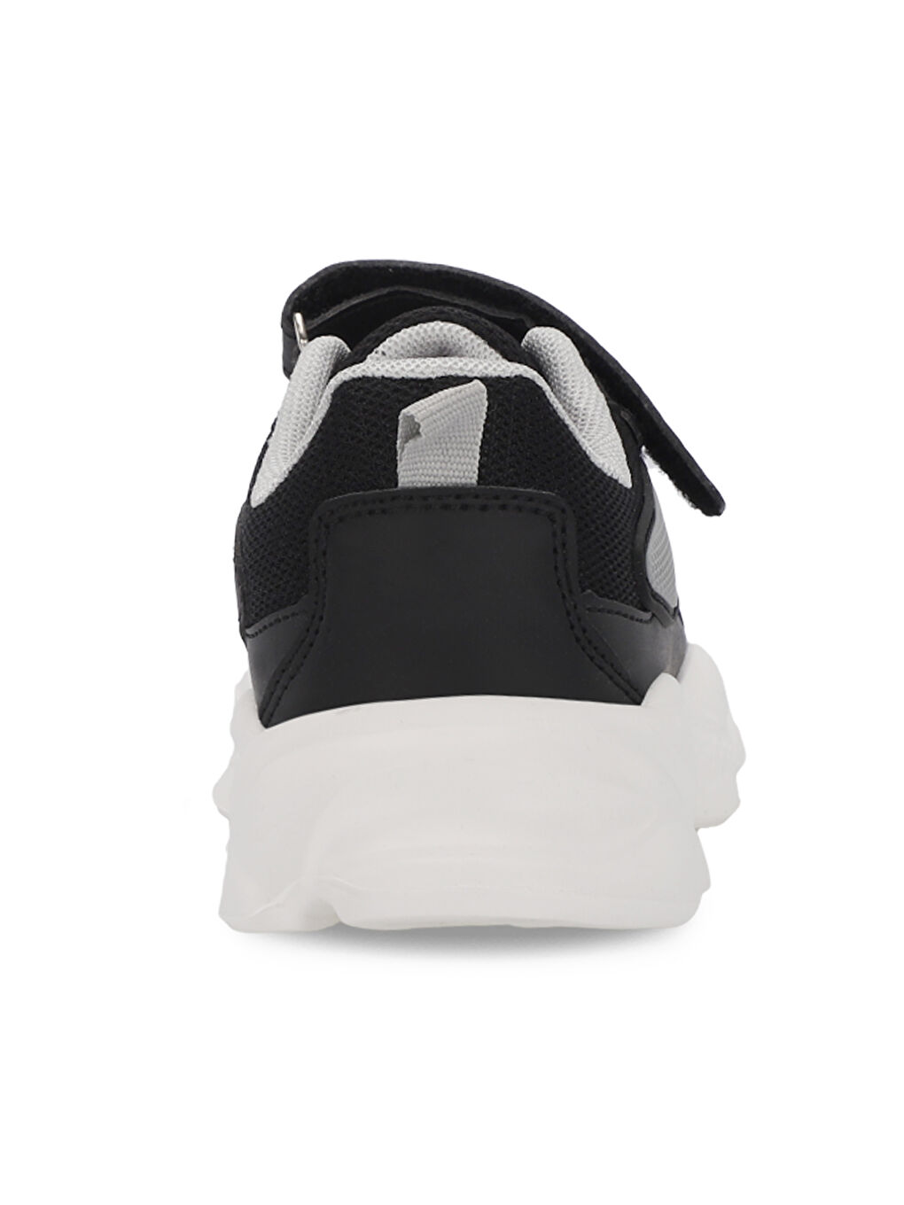 PARIS Unisex Çocuk Cırt Cırtlı Siyah Sneaker-5