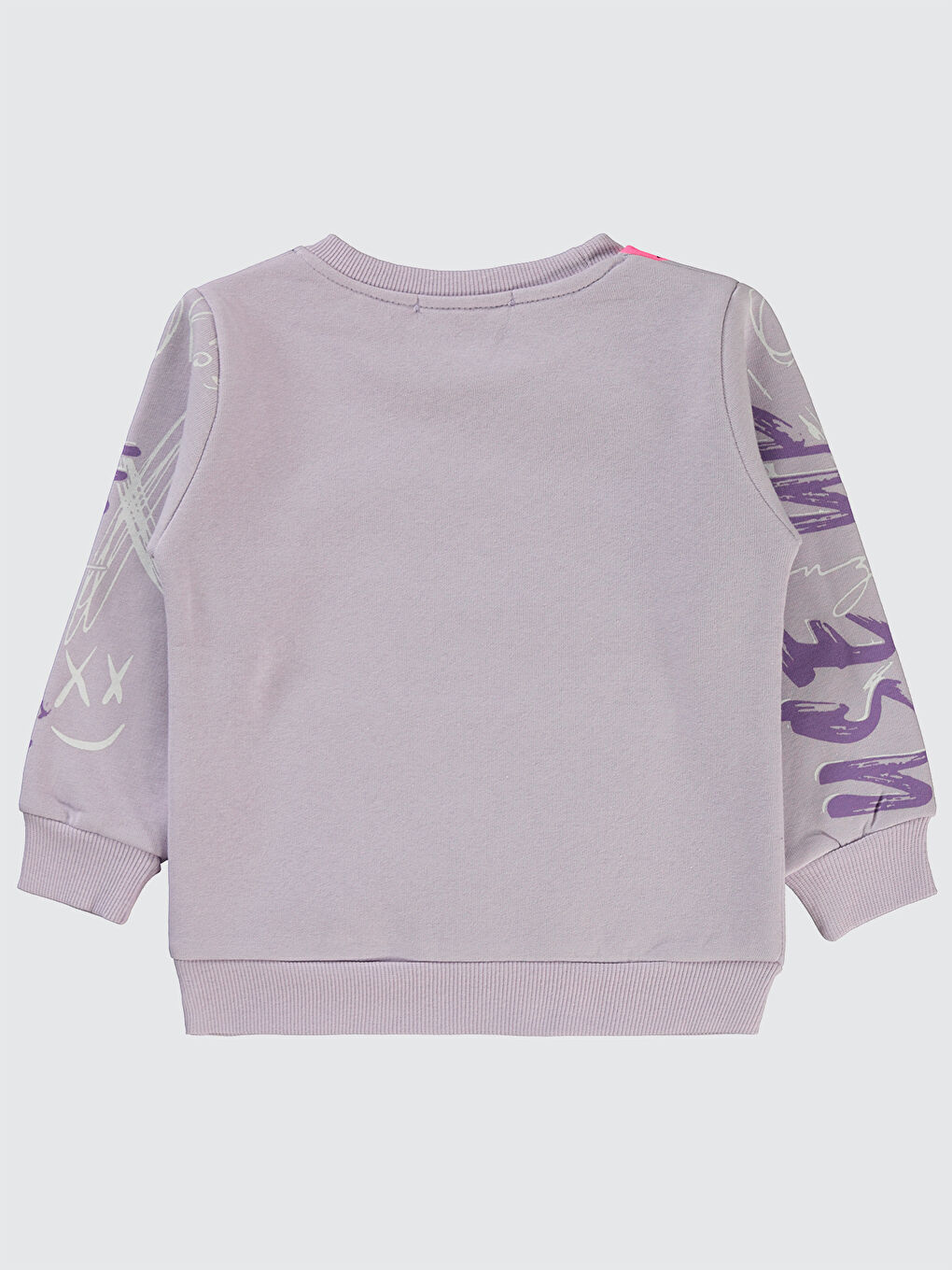 Mor Girls Kız Çocuk Sweatshirt 2-5 Yaş Nazik Lavanta-1