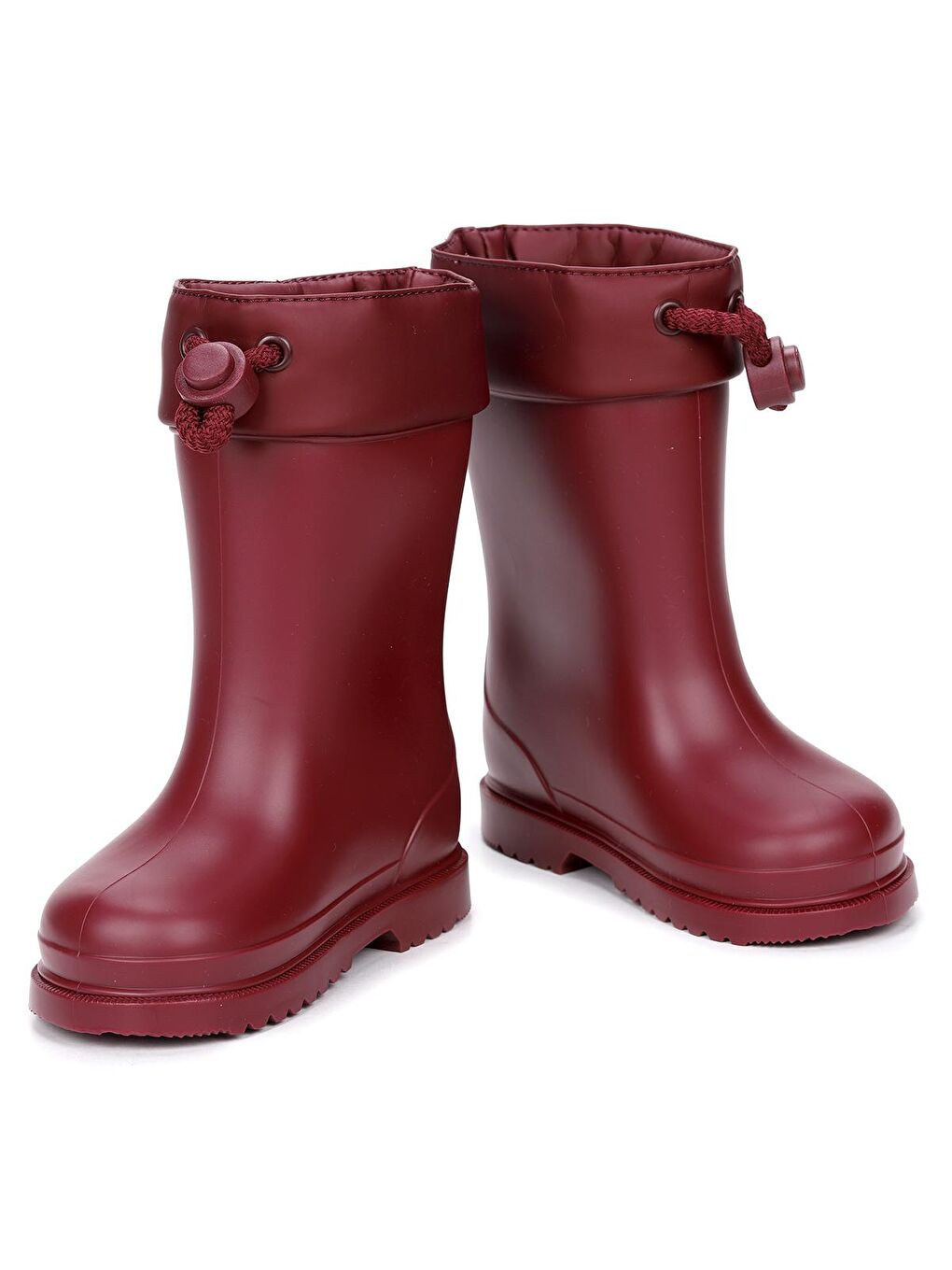 Bordo Chufo Cuello Kız/Erkek Çocuk Su Geçirmez Yağmur Kar Çizmesi W10101-1