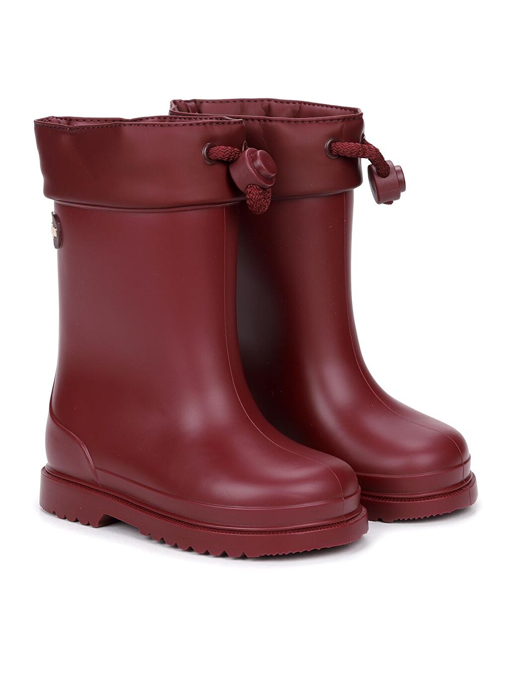 Bordo Chufo Cuello Kız/Erkek Çocuk Su Geçirmez Yağmur Kar Çizmesi W10101-2