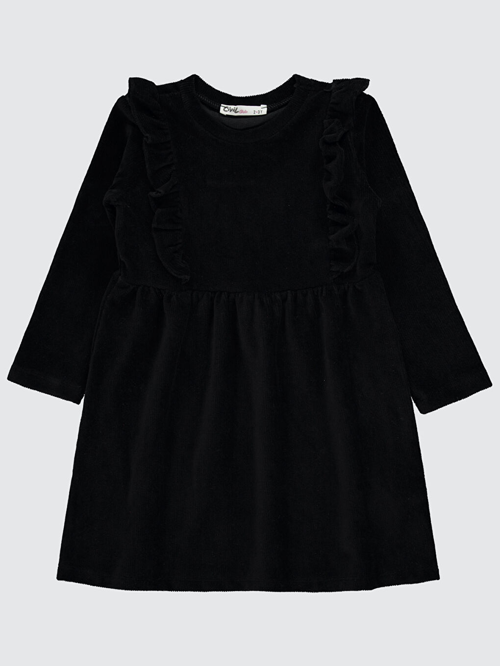 Girls Kız Çocuk Elbise 2-5 Yaş Siyah