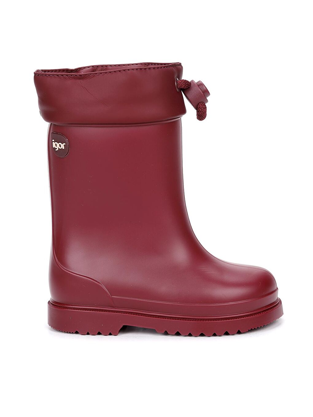 Bordo Chufo Cuello Kız/Erkek Çocuk Su Geçirmez Yağmur Kar Çizmesi W10101-3