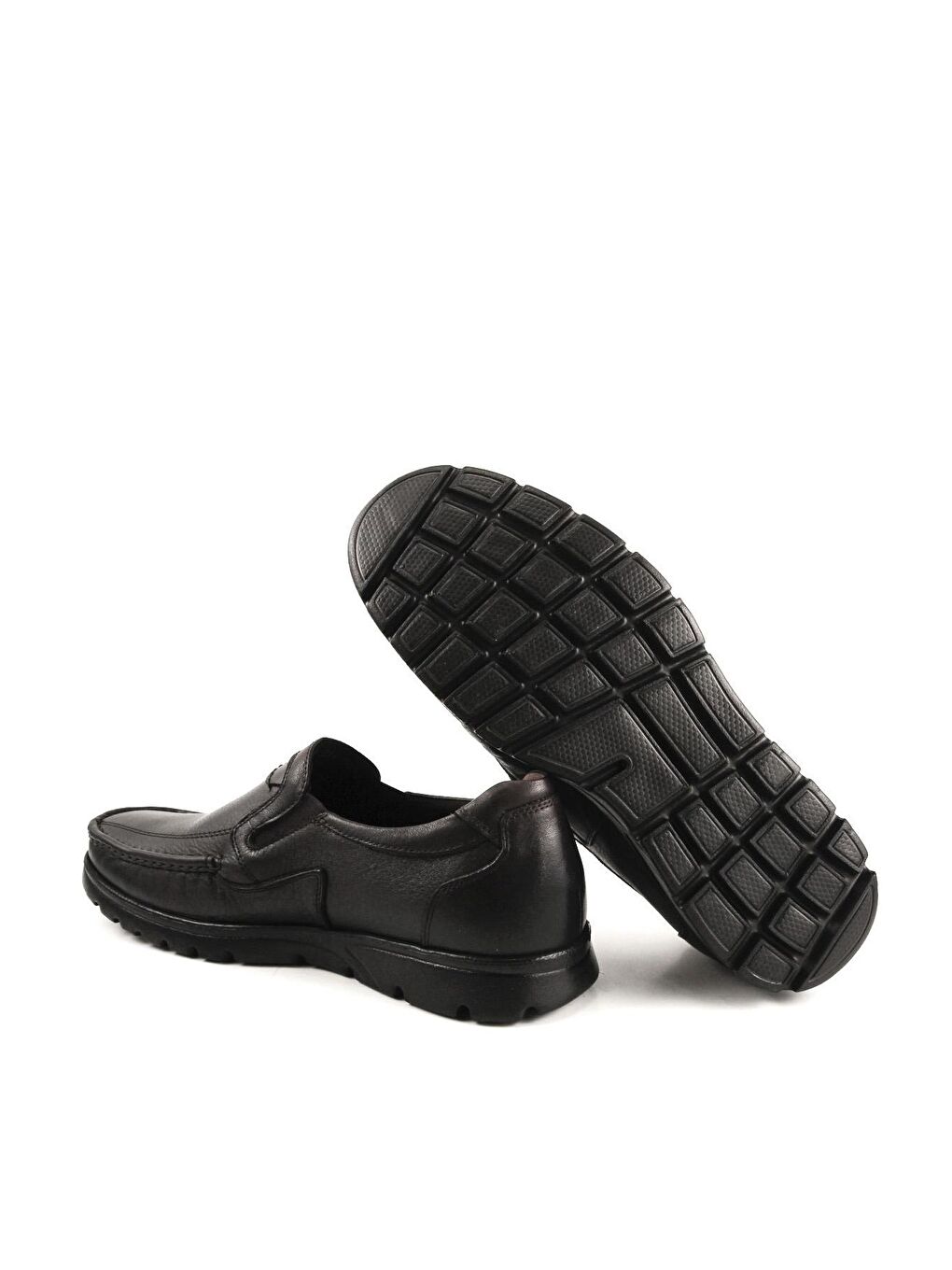 ZEKE-H Comfort Erkek Deri Ayakkabı Siyah-2