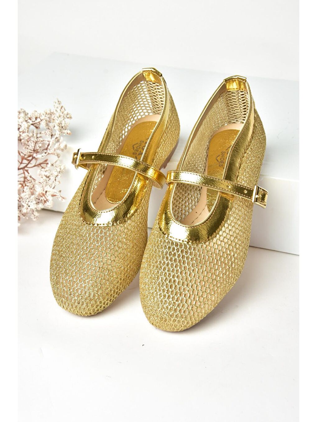 Sarı S4764502 Altın Kadın Babet-2