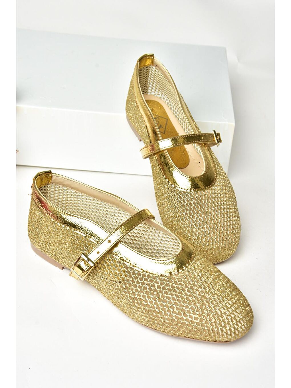 Sarı S4764502 Altın Kadın Babet-3