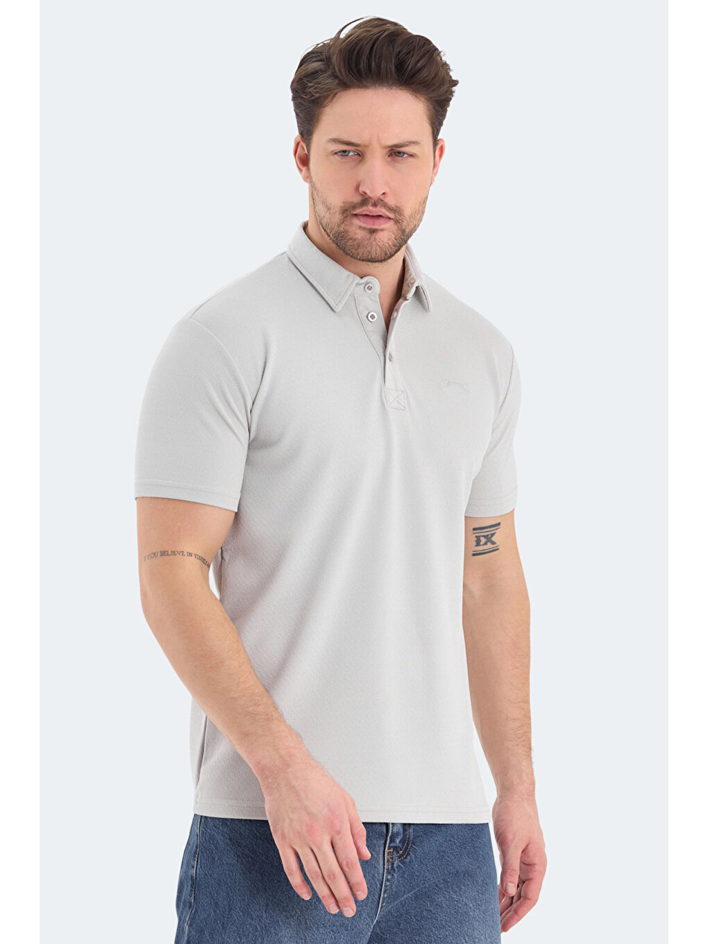 BOLT Erkek Tişört Gri-2