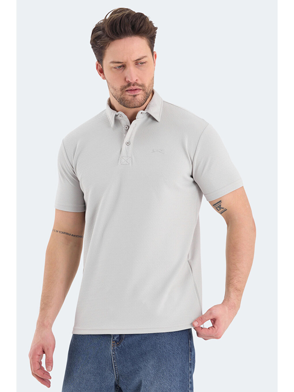 BOLT Erkek Tişört Gri-5