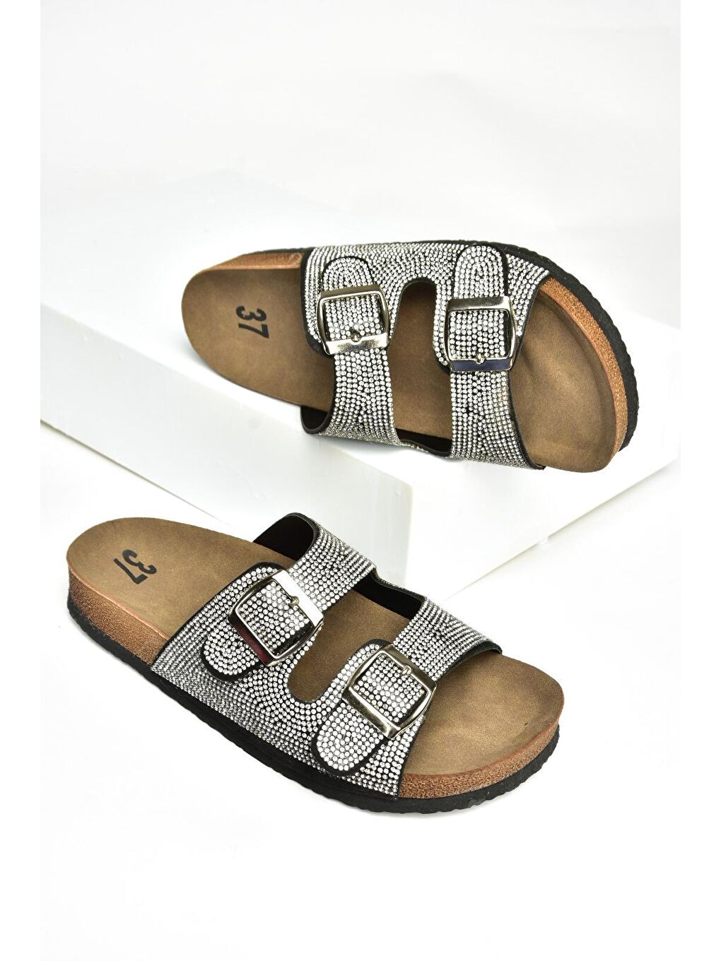 S7775275 Siyah Kadın Terlik-2