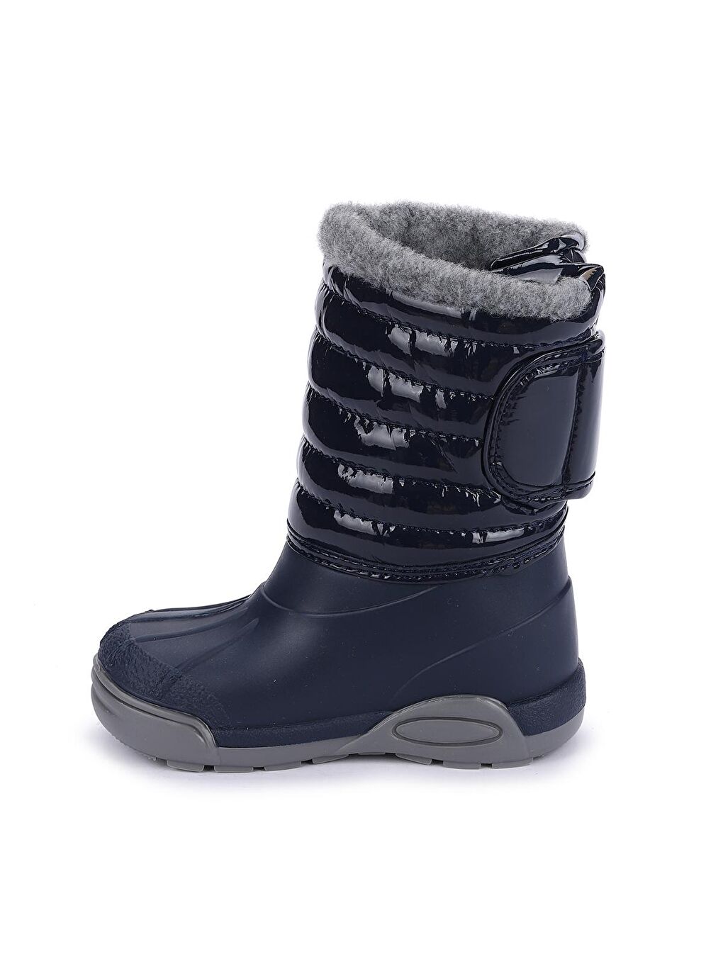 Lacivert Topo Skı Charol Erkek/Kız Çocuk Su Geçirmez Kar Botu W10168-4