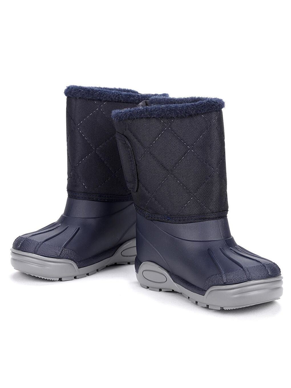 Lacivert Topo Skı Nylon Erkek/Kız Çocuk Su Geçirmez Yağmur Kar Botu W10209-1