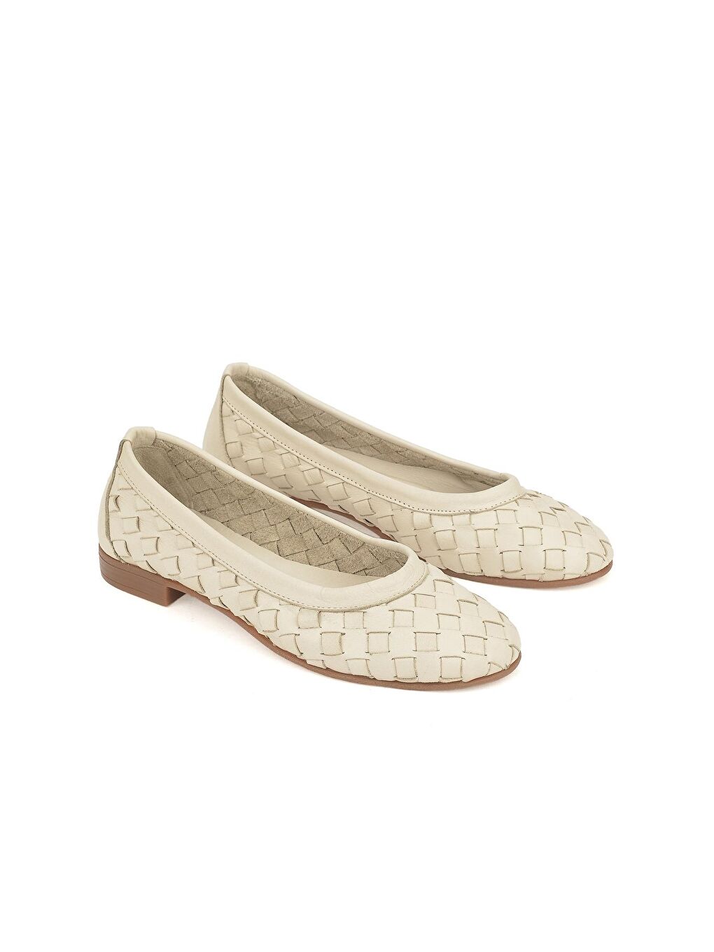 Kadın Hakiki Deri Babet 131353 2620 Bej-1