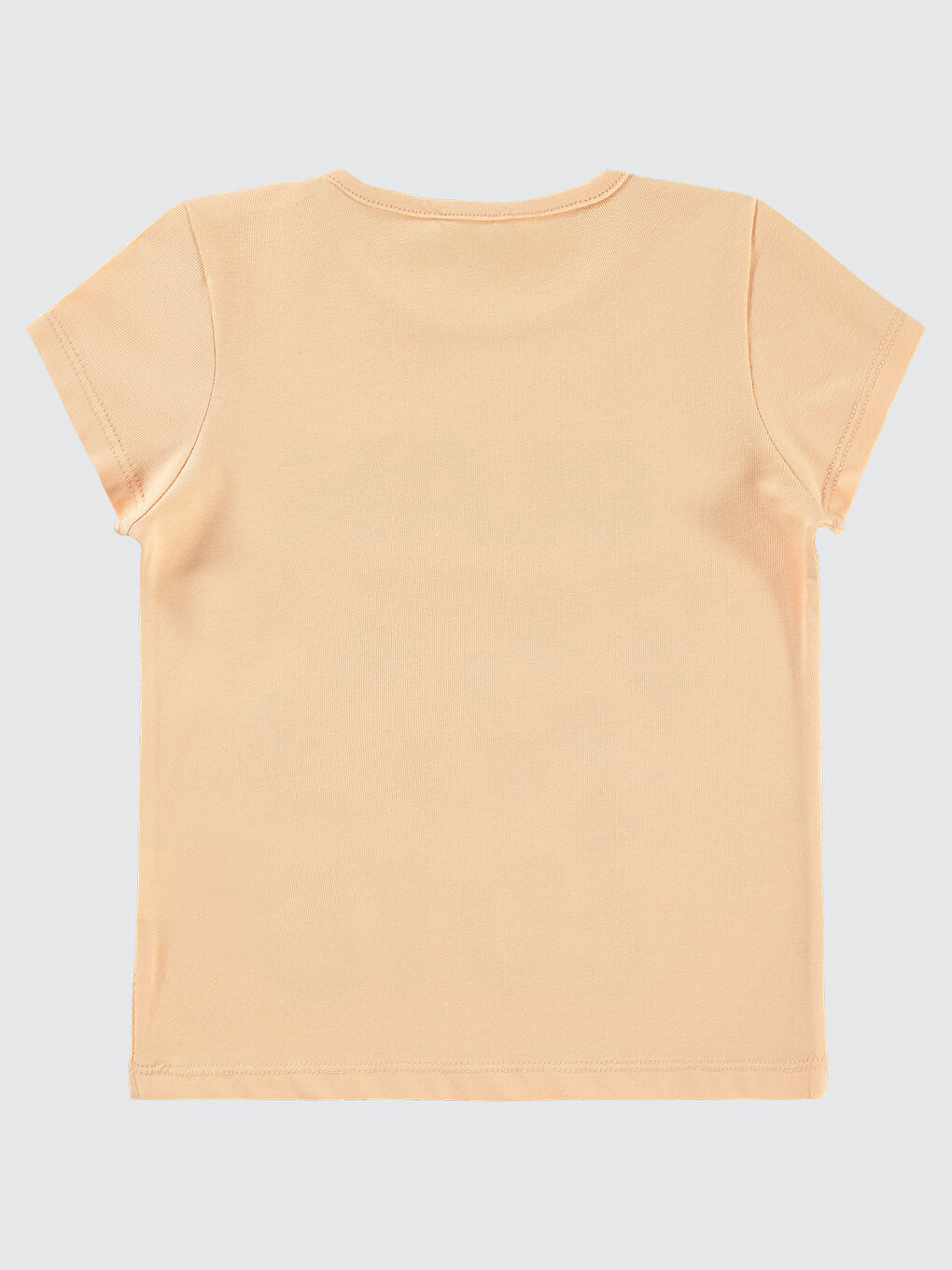 Pembe Girls Kız Çocuk Tişört 2-5 Yaş Yumuşak Şeftali-1